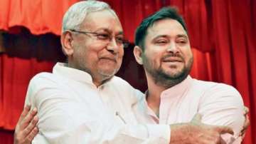 Bihar Chief Minister Nitish Kumar and his Deputy Tejashwi Yadav