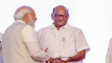 PM Modi with Sharad Pawar