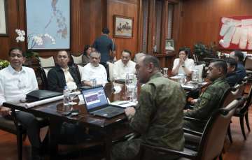 Philippines President Ferdinand Marcos Jr chaired an emergency meeting after the collisions.