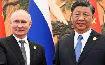 Russian President Vladimir Putin and his  Chinese counterpart Xi Jinping