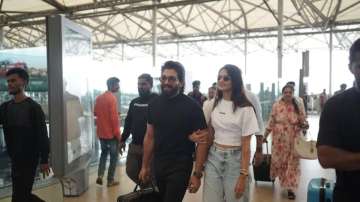 Allu Arjun and his wife Sneha Reddy 