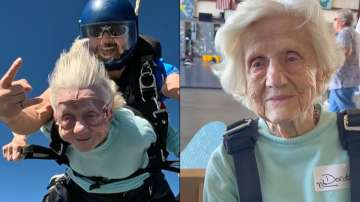 'Wonderful', says 104-year-old Chicago woman after skydiving
