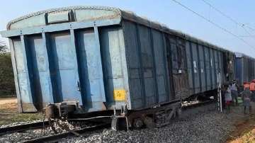 Goods train derails in Buxar (file).