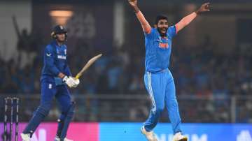 Jasprit Bumrah appeals against Joe Root.