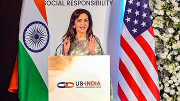 Nita Ambani attends US India Strategic Partnership Forum.