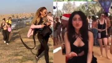 Moments before Hamas militants attacked a musical party near the Gaza-Israel border.