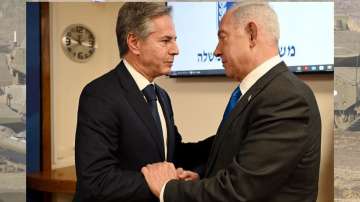  Blinken meets with Benjamin Netanyahu in Tel Aviv
