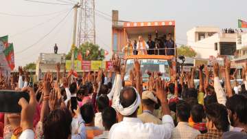 Rajasthan news, home minister Amit Shah, Amit Shah escapes narrowly, Amit Shah rajasthan visit, amit