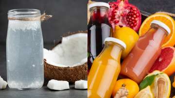 Coconut Water or Fruit Juice