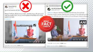 Screenshot of MP CM Shivraj Singh Chouhan's video expressing concerns over the election.