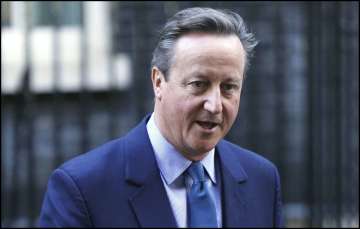 Former UK Prime Minister and current foreign secretary David Cameron.