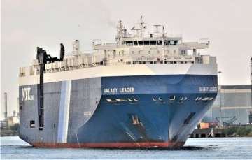 British-owned cargo ship Galaxy Leader