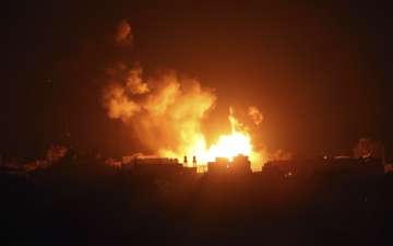 Israeli airstrikes continue in the Gaza Strip.