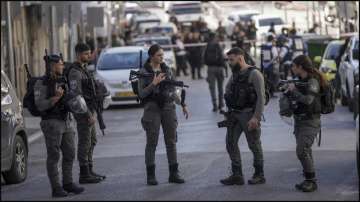 Israeli police officers.