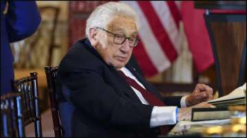 Former US Secretary of State and National Security Adviser Henry Kissinger.
