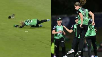 Sophie Reid during the Melbourne Stars vs Hobart Hurricanes WBBL 2023 game on November 2