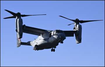 The Osprey military aircraft.