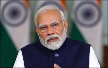 Prime Minister Narendra Modi at the G20 virtual summit.