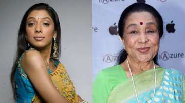 Rupali Ganguly and Asha Bhosle