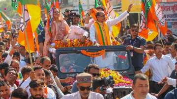 Madhya Pradesh Chief Minister Shivraj Singh Chouhan during election campaign ahead of Assembly polls 