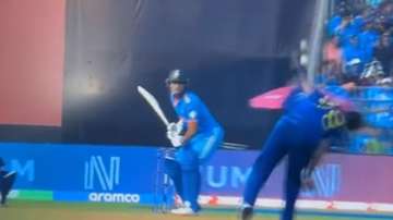 Shubman Gill loses his wicket his 92.