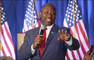 Republican Senator and former presidential aspirant Tim Scott.