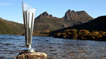 ICC Men's T20 World Cup trophy.