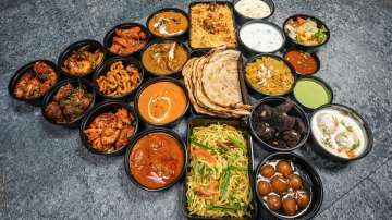 Indian meals on the table