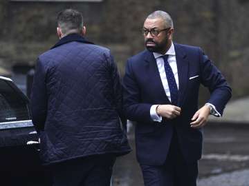 British interior minister James Cleverly