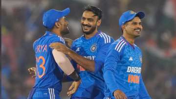 Axar Patel was adjudged the player of the match for his figures of 3/16 in 4th T20I against Australia