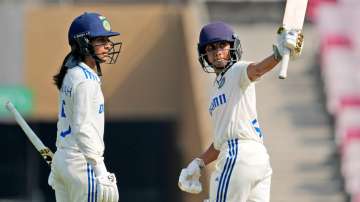 Shubha Satheesh and Jemimah Rodrigues were at the centre of India's batting display on Day 1 of the one-off Test against England