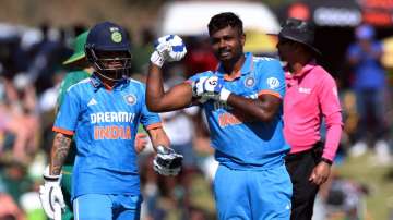 Sanju Samson slammed his maiden century in international cricket in the third ODI against South Africa