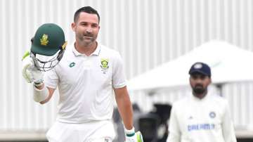 Dean Elgar smashed an unbeaten 140 as South Africa punished Indian bowlers on a wicket that got flatter and flatter as day progressed