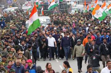 Rahul Gandhi during Bharat Jodo Yatra