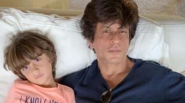 Shah Rukh Khan with son AbRam