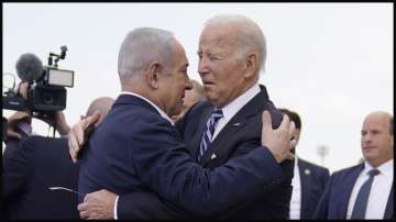 Israeli Prime Minister Benjamin Netanyahu with US President Joe Biden