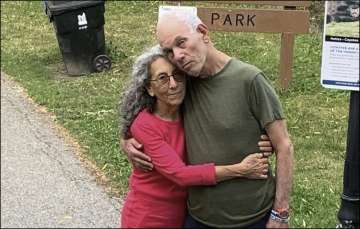 Israeli-American citizen Judith Weinstein and her husband Gad Haggai.