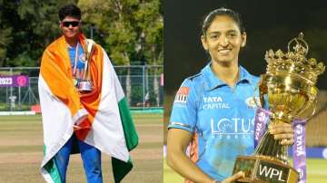 Kashvee Gautam and Harmanpreet Kaur.