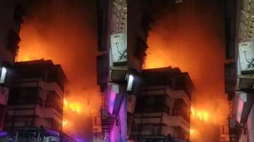 Fire breaks out at four-storey building in Mumbai's Girgaon Chowpatty