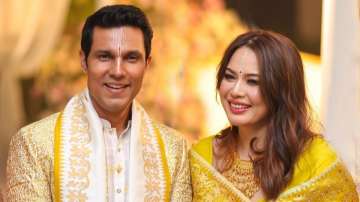 Randeep Hooda and Lia Laishram