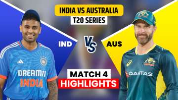India vs Australia 4th T20I Highlights
