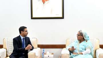 Indian High commissioner Pranay Verma called on Bangladesh PM Sheikh Hasina in Dhaka on Tuesday