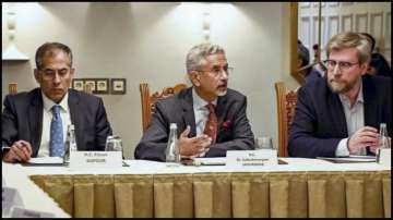 External Affairs Minister Jaishankar with members of Russian strategic community.