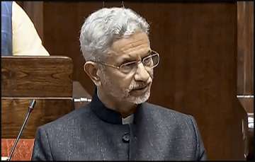 External Affairs Minister S Jaishankar in Rajya Sabha.