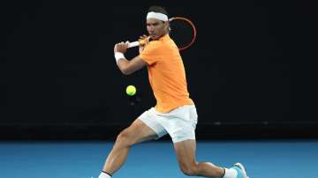 Rafael Nadal during the 2023 Australian Open