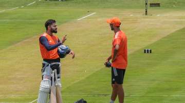 Virat Kohli and Prasidh Krishna at SuperSport Park on December 24, 2023