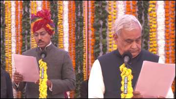 Rajyavardhan Singh Rathore and Kirodi Lal Meena take oath