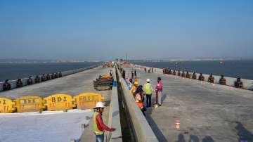 Mumbai Trans Harbour Link, pm modi, Mumbai Trans Harbour Link mthl project, eknath shinde, prime min