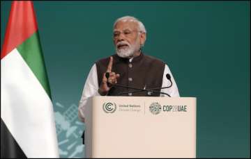 Prime Minister Narendra Modi addressing the opening ceremony of the UN Climate Action Summit.