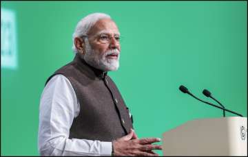 Prime Minister Narendra Modi in the COP28 World Climate Action Summit.